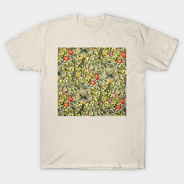 William Morris Golden Lily T-Shirt by JoolyA